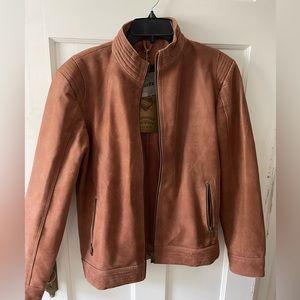 Men’s size Small leather jacket.